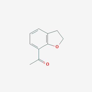 molecular formula C10H10O2 B106602 1-(2,3-二氢-7-苯并呋喃基)乙酮 CAS No. 170730-06-0