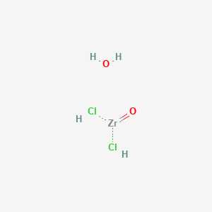 molecular formula Cl2H4O2Zr B106609 二氧化锆水合物 CAS No. 15461-27-5
