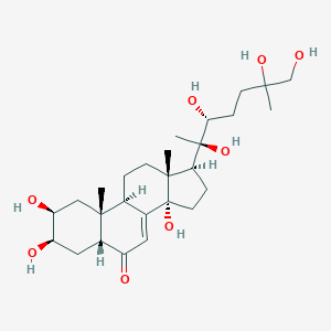 molecular formula C27H44O8 B106620 20,26-二羟基蛻皮激素 CAS No. 19458-46-9