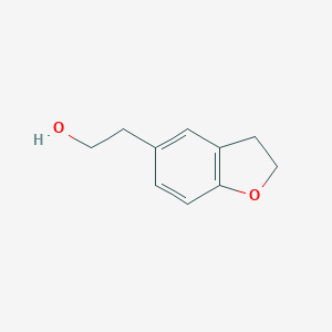 molecular formula C10H12O2 B106625 2-(2,3-Dihydrobenzofuran-5-yl)ethanol CAS No. 87776-76-9