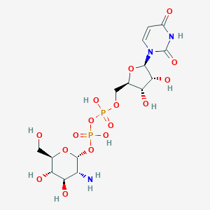 molecular formula C15H25N3O16P2 B106626 UDP-葡萄糖胺 CAS No. 17479-04-8