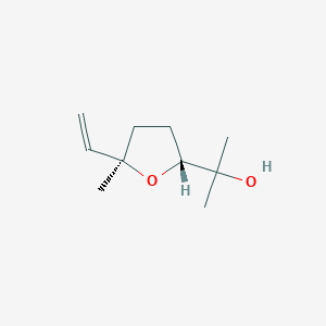 molecular formula C₁₀H₁₈O₂ B106663 2-[(2R,5R)-5-乙烯基-5-甲基氧杂环-2-基]丙烷-2-醇 CAS No. 34995-77-2