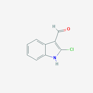 molecular formula C9H6ClNO B106664 2-chloro-1H-indole-3-carbaldehyde CAS No. 5059-30-3