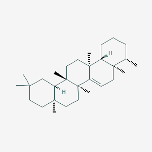 B106717 (4S,4Ar,6aS,6bS,8aR,12aR,14aS,14bR)-4,4a,6a,6b,8a,11,11,14a-octamethyl-1,2,3,4,5,7,8,9,10,12,12a,13,14,14b-tetradecahydropicene CAS No. 18671-56-2