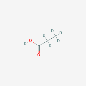 B106794 Deuterio 2,2,3,3,3-pentadeuteriopropanoate CAS No. 19448-61-4