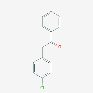molecular formula C14H11ClO B106820 2-(4-Chlorophenyl)-1-phenylethanone CAS No. 6332-83-8