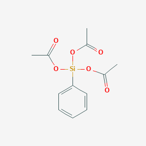 molecular formula C12H14O6Si B106823 三乙酰氧基硅烷 CAS No. 18042-54-1