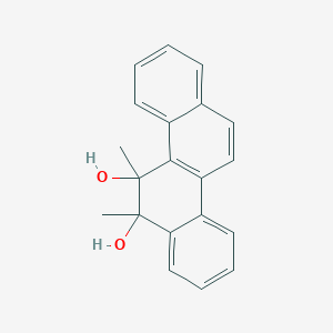 molecular formula C20H18O2 B106838 5,6-Dimethylchrysene-5,6-diol CAS No. 16218-45-4