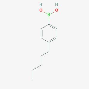 molecular formula C11H17BO2 B106840 (4-戊基苯基)硼酸 CAS No. 121219-12-3