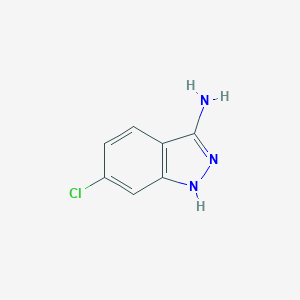 molecular formula C7H6ClN3 B106870 6-氯-1H-吲哚-3-胺 CAS No. 16889-21-7