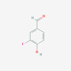 molecular formula C7H5FO2 B106929 3-氟-4-羟基苯甲醛 CAS No. 405-05-0