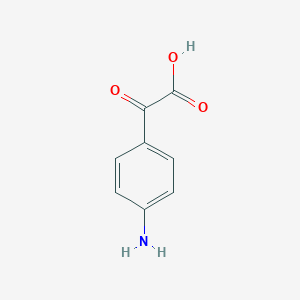 molecular formula C8H7NO3 B106931 2-(4-Aminophenyl)-2-oxoacetic acid CAS No. 15535-99-6