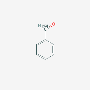 molecular formula C7H6O B106937 苯甲醛-(羰基-13C) CAS No. 10383-90-1