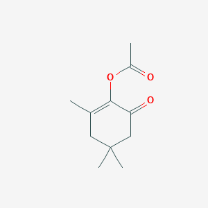 B106949 2,4,4-Trimethyl-6-oxocyclohex-1-en-1-yl acetate CAS No. 17304-81-3