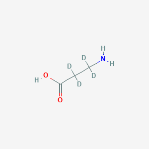 molecular formula C3H7NO2 B106953 3-氨基-2,2,3,3-四氘代丙酸 CAS No. 116173-67-2