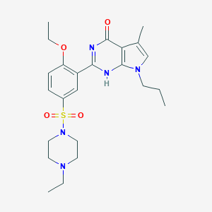 molecular formula C24H33N5O4S B106961 Tunodafil CAS No. 804518-63-6