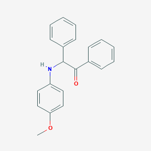 2-(4-Methoxyanilino)-1,2-diphenylethanone