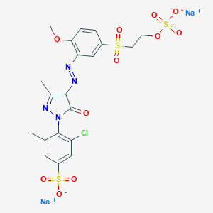 molecular formula C20H21ClN4Na2O11S3 B106991 活性黄 14 CAS No. 18976-74-4