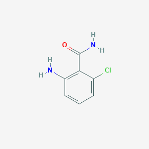 molecular formula C7H7ClN2O B107074 2-氨基-6-氯苯甲酰胺 CAS No. 54166-95-9