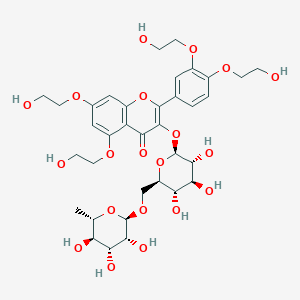 molecular formula C35H46O20 B107102 四-O-(β-羟乙基)芦丁 CAS No. 6980-20-7