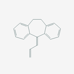 molecular formula C18H16 B107113 5-丙-2-烯-1-亚甲基-10,11-二氢-5H-二苯并(a,d)(7)环庚烯 CAS No. 24755-73-5