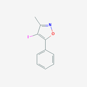 molecular formula C10H8INO B107128 4-碘-3-甲基-5-苯基异噁唑 CAS No. 16114-53-7
