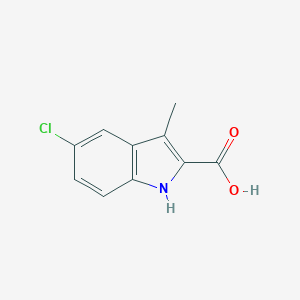 molecular formula C10H8ClNO2 B107149 5-氯-3-甲基-1H-吲哚-2-羧酸 CAS No. 16381-47-8