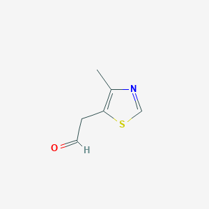molecular formula C6H7NOS B107157 4-甲基-5-噻唑乙醛 CAS No. 18764-34-6