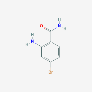 molecular formula C7H7BrN2O B107191 2-氨基-4-溴苯甲酰胺 CAS No. 112253-70-0
