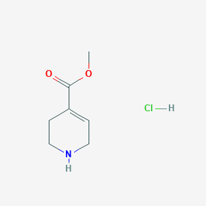 molecular formula C7H12ClNO2 B107206 1,2,3,6-四氢吡啶-4-甲酸甲酯盐酸盐 CAS No. 70684-82-1