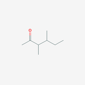 molecular formula C8H16O B107209 3,4-二甲基-2-己酮 CAS No. 19550-10-8