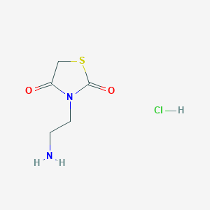 3-(2-Aminoethyl)-1,3-thiazolidine-2,4-dione hydrochloride