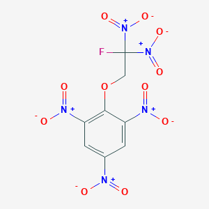 B107234 beta-Fluoro-beta,beta,2,4,6-pentanitrophenetole CAS No. 18138-93-7