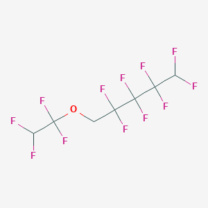 molecular formula C7H4F12O B107237 1,1,2,2,3,3,4,4-八氟-5-(1,1,2,2-四氟乙氧基)戊烷 CAS No. 16627-71-7