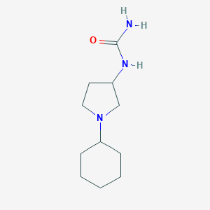 B107239 (1-Cyclohexyl-3-pyrrolidinyl)urea CAS No. 18471-33-5