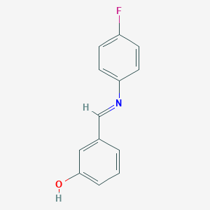 B107254 3-[(4-Fluorophenyl)iminomethyl]phenol CAS No. 1653959-48-8