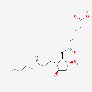 molecular formula C20H34O6 B107277 6,15-二酮-13,14-二氢-PGF1α CAS No. 63983-53-9