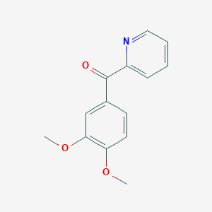 molecular formula C14H13NO3 B107302 3,4-二甲氧基苯基 2-吡啶基酮 CAS No. 27693-42-1