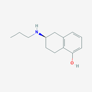 B107304 (6R)-5,6,7,8-Tetrahydro-6-(propylamino)-1-naphthalenol CAS No. 101470-24-0