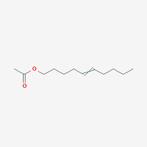 molecular formula C12H22O2 B107312 (E)-5-癸烯-1-基乙酸酯 CAS No. 38421-90-8