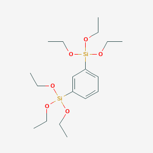 molecular formula C18H34O6Si2 B107363 1,3-双(三乙氧基硅基)苯 CAS No. 16067-99-5