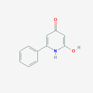 B107366 2(1H)-Pyridone, 4-hydroxy-6-phenyl- CAS No. 17424-17-8