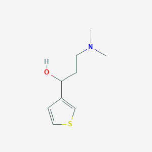 molecular formula C9H15NOS B107371 3-(二甲基氨基)-1-(噻吩-3-基)丙醇 CAS No. 116817-84-6