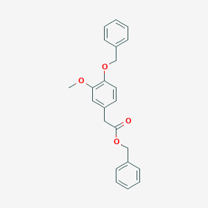B107373 Benzyl 2-(3-methoxy-4-phenylmethoxyphenyl)acetate CAS No. 65340-85-4