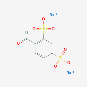molecular formula C7H4Na2O7S2 B107384 Sodium 4-formylbenzene-1,3-disulfonate CAS No. 33513-44-9