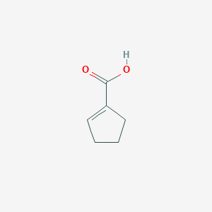 molecular formula C6H8O2 B107393 1-Cyclopentenecarboxylic acid CAS No. 1560-11-8