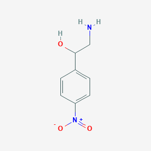 molecular formula C8H10N2O3 B107438 2-氨基-1-(4-硝基苯基)乙醇 CAS No. 16428-47-0