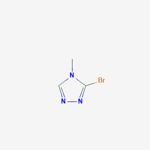 molecular formula C3H4BrN3 B107452 3-bromo-4-méthyl-4H-1,2,4-triazole CAS No. 16681-73-5