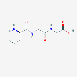 molecular formula C10H19N3O4 B107458 D-Leucylglycylglycine CAS No. 18625-22-4