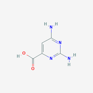 molecular formula C5H6N4O2 B107464 2,6-二氨基嘧啶-4-羧酸 CAS No. 16490-14-5